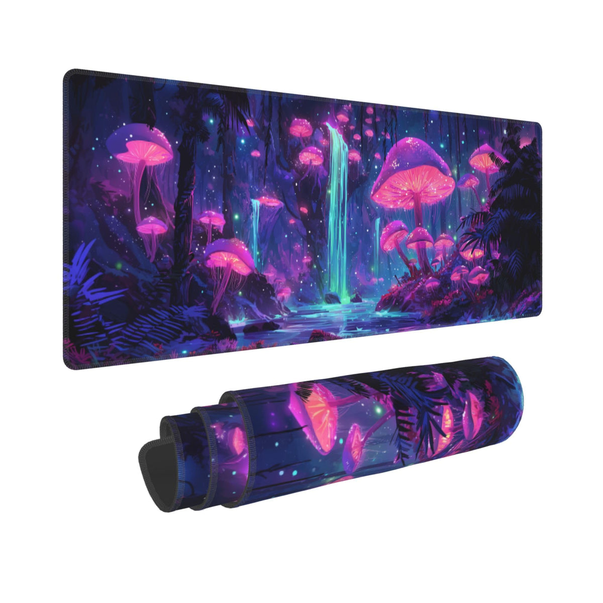 Vintage Mystic Goth Witchy Mouse Pad Extended Large Gaming Mouse Pad XL Oversized Desk Pad Stitched Edges 31.5 X 11.8 Inch